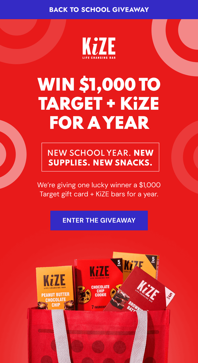 KiZE email campaign